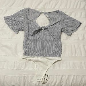 Abercrombie Seer Sucker Bodysuit